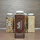 Набір пластикових контейнерів для сипучих (10 шт.), фото 6