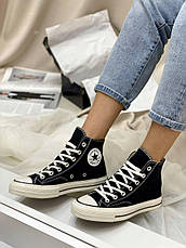 Жіночі кеди Converse Chuck Taylor All-Star 70 Hi Black 162050C, фото 2