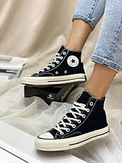 Жіночі кеди Converse Chuck Taylor All-Star 70 Hi Black 162050C, фото 3