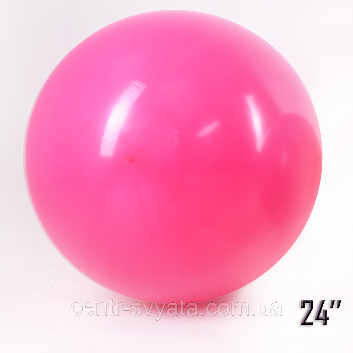 Латексна кулька Show 24"(60 см) Fuchsia | Пастель фуксія