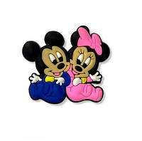 Джибітси прикраси для взуття кроксів сабо JIBBITZ Mickey mouse Міккі маус пара № 71