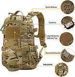 Тактичний армійський рюкзак 20 літрів із системою моллі, фото 6