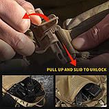 Тактичний армійський рюкзак 20 літрів із системою моллі, фото 5