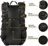 Тактичний армійський рюкзак 20 літрів із системою моллі, фото 3