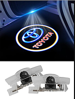 Штатная Подсветка дверей с логотипом авто TOYOTA (Тойота). Подсветка в двери led