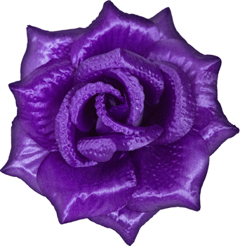 Троянда штучна |Д=15 см, В=8 см| Колір - фіолетовий | Упаковка-50 шт