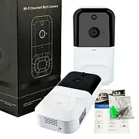 Домофон Smart Doorbell Wifi-5X Беспроводная видеокамера дверного звонка с функцией детектора движения MNG