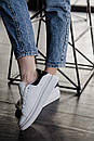 Кросівки жіночі білі Alexander McQueen White (03416), фото 7