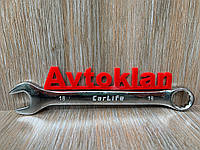 Ключ рожково-накидной 18 мм CARLIFE Рожковый, гаечный ключ с кольцом CR-V без держателя WR3018