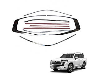 Шадоу лайн окантовка стекл Tototota Land Cruiser LC300 2021+ г.в. Shadow Line