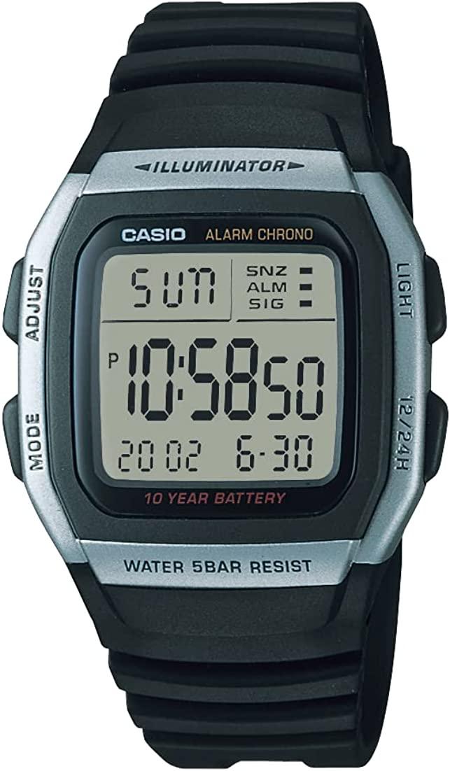Годинник чоловічий Casio W-96H-1AVES електронний водонепроникний