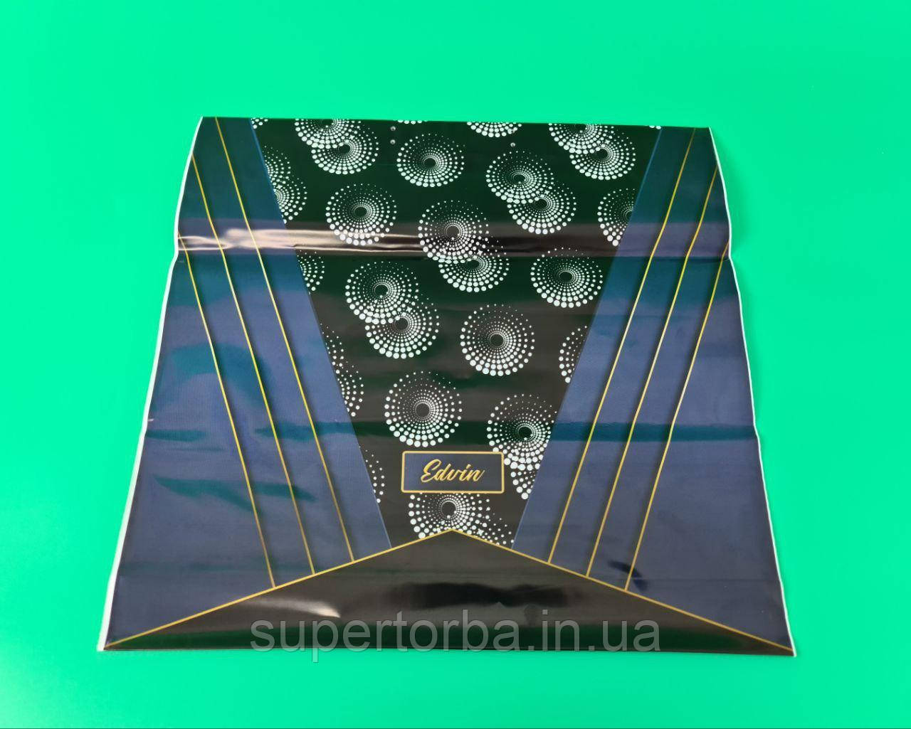 Поліетиленовий пакет з пластиковою ручкою "Едвін" без ручки (10 шт), фото 1