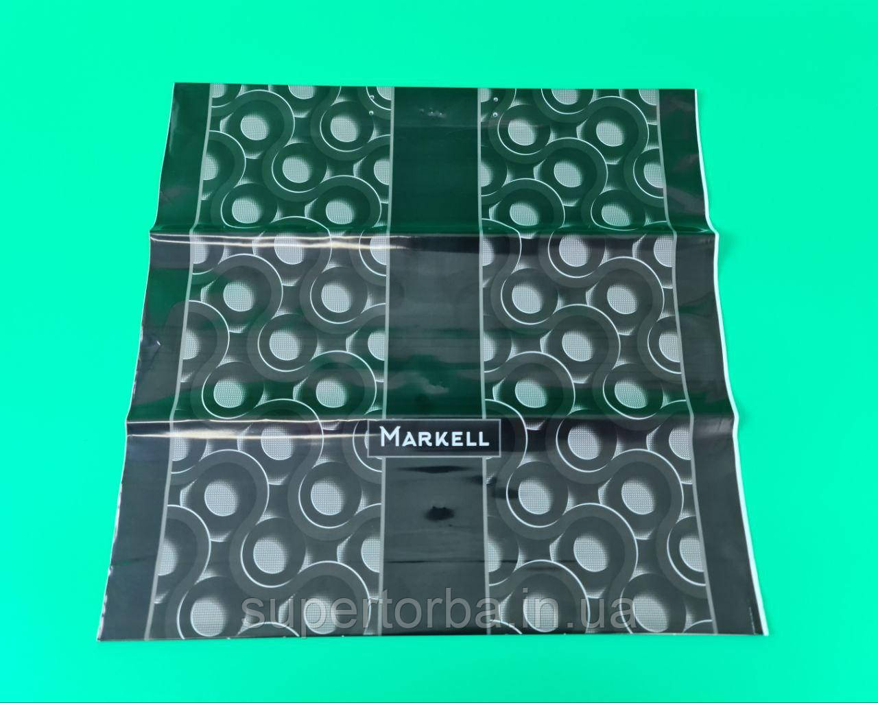 Поліетиленові пакети з пластиковою ручкою "Маркел" без ручки (10 шт), фото 1