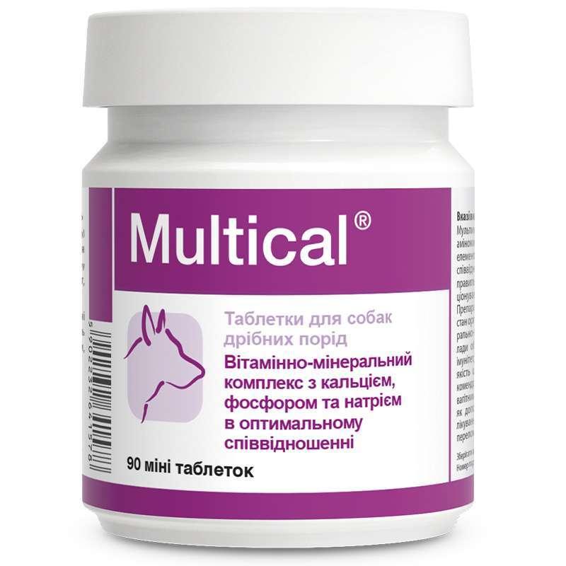 Dolfos Multical вітамінно-мінеральний комплекс для собак міні порід 90 таб, фото 1