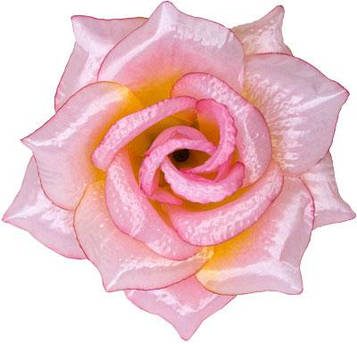 Голівка піонівної троянди штучна |Д=15 см, В=5 см| Колір - жовтий | Упаковка-50 шт