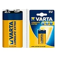 Батарейка крона VARTA 4122 (6LR61) alkaline 9V EXTRA LongLife щелочная 9V