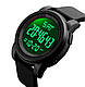 Чоловічий спортивний наручний годинник SKMEI 1257 електронний з підсвіткою, армійський цифровий годинник, фото 5
