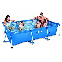 Intex 28270, каркасный бассейн Rectangular Frame Pool 220 х 150 х 60 см