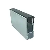 Вставка декоративна для натяжної стелі Вузька, чорна А1 (ширина 9 мм, матова, 2 зуба), фото 2