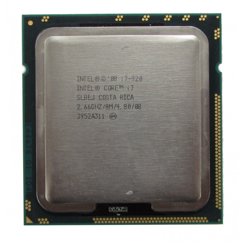 ПОТУЖНИЙ 4ьох ЯДЕРНИК Socket LGA1366 INTEL CORE i7-920 : 4 ЯДРА / 8 ПОТОКІВ * 2,66 GHZ ( в TurboBOOST - 2.9GHz )