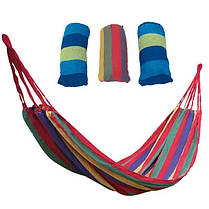 Гамак гавайський підвісний 200х80 без планки Червоний у мішку, фото 4