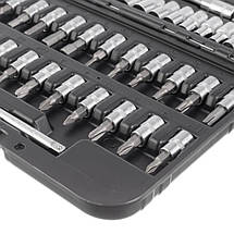 Набір інструментів 1/4", 46ед., Cr-V INTERTOOL ET-8046, фото 6
