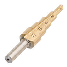 Свердло ступеневе для металу 4-12 мм INTERTOOL SD-5812, фото 6