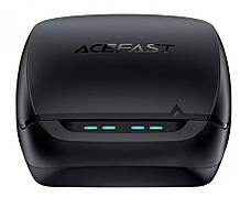 Навушники вакуумні безпровідні з мікрофоном Acefast T4 TWS Bluetooth в кейсі Чорний, фото 4