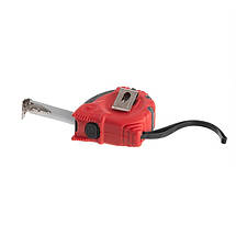 Рулетка з фіксатором 3 м "Супер Магніт" INTERTOOL MT-0303, фото 5