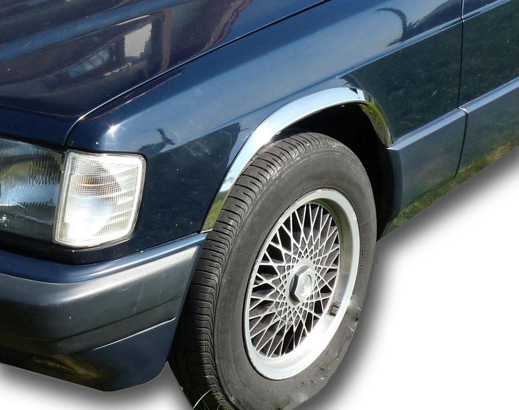 Накладки на арки 1988-1993 (4 шт, нерж) для Mercedes W201 (190) від VLF комп., фото 1