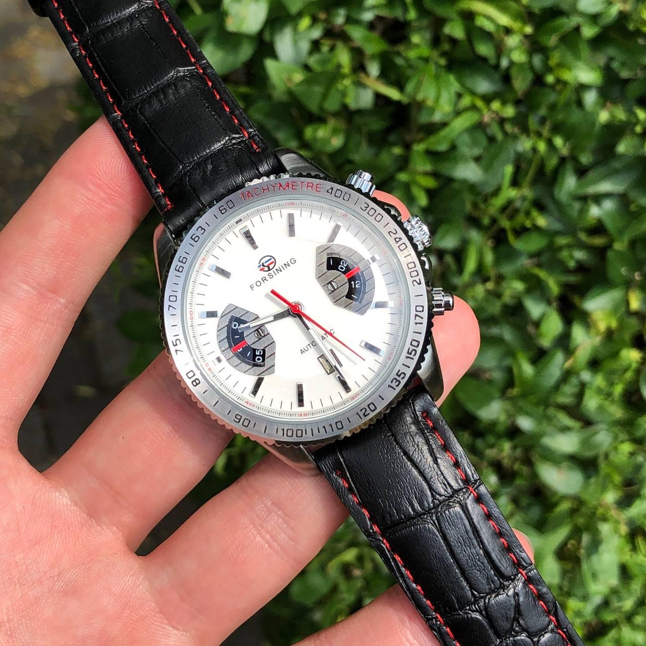 Годинник наручний Forsining Silver-White-Black, фото 1