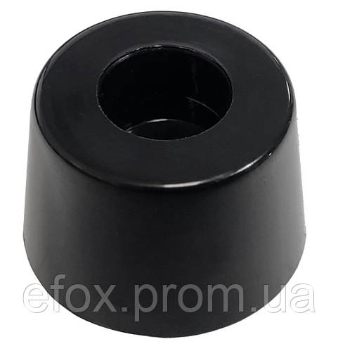 Купить Ножка пластиковая HFT-4 D=24.4мм H=22.4мм Черная, цена 12.17 ...
