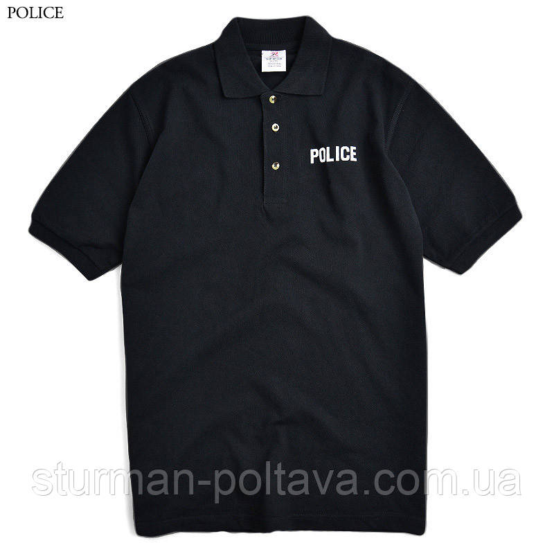 Футболка Поло з логотипом POLICE, фото 1