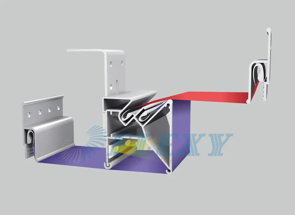 Профіль алюмінієвий для натяжних стель ПФ6887 "Смуга", фото 1