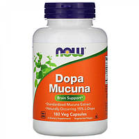 Dopa Mucuna NOW (180 вег капсул)