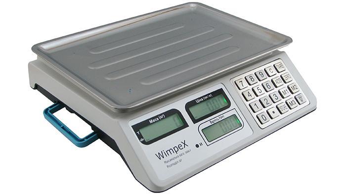 Торговые весы Wimpex WX - 5004 до 50кг с металлическими кнопками - фото 1 - id-p1631354371
