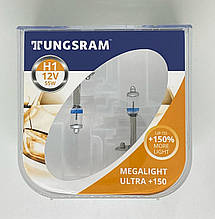 Автомобільні лампи TUNGSRAM цоколь Н1+150% 12 V 55 W пластик (59010NXNU PB2)
