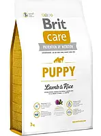 Brit Care Puppy Lamb Rice (Брит Кеа Паппи Ягненок Рис) сухой корм для щенков всех пород от 1 до 12 мес. 3 кг.