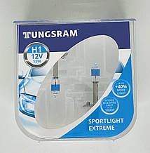 Автомобільні лампи TUNGSRAM цоколь Н1+40% 12 V 55 W пластик (50310SUP PB2)