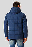 Зимова куртка чоловіча стьобана Finn Flare W18-21003-114 Down Fill синя 3XL, фото 4
