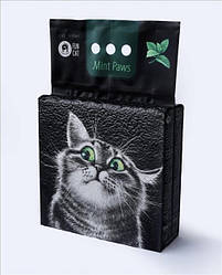 Зерновий наповнювач для котів Fun Cat Mint Paws (з ароматом м'яти) 5л.