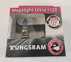 Автомобільні лампи TUNGSRAM цоколь НВ3+120% 12 V 60 W картон (9005NU B2)