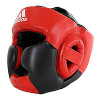 Шлем для бокса тренировочный Adidas Super Pro Extra Protect красно-черный S