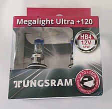Автомобільні лампи TUNGSRAM цоколь НВ4+120% 12 V 51 W картон (9006SNU B2)
