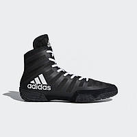 Борцовки Adidas Adizero Varner черные обувь для борьбы размер 36.5