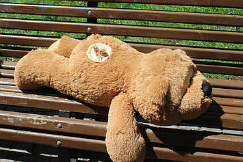 Лежачий ведмедик Физзі Мун 95 см Коричневий