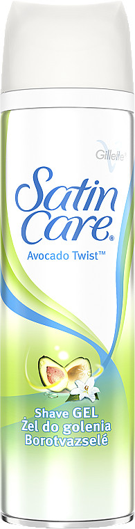 Гель для гоління жіночий Gillette Satin Care Avocado Twist (200мл.)