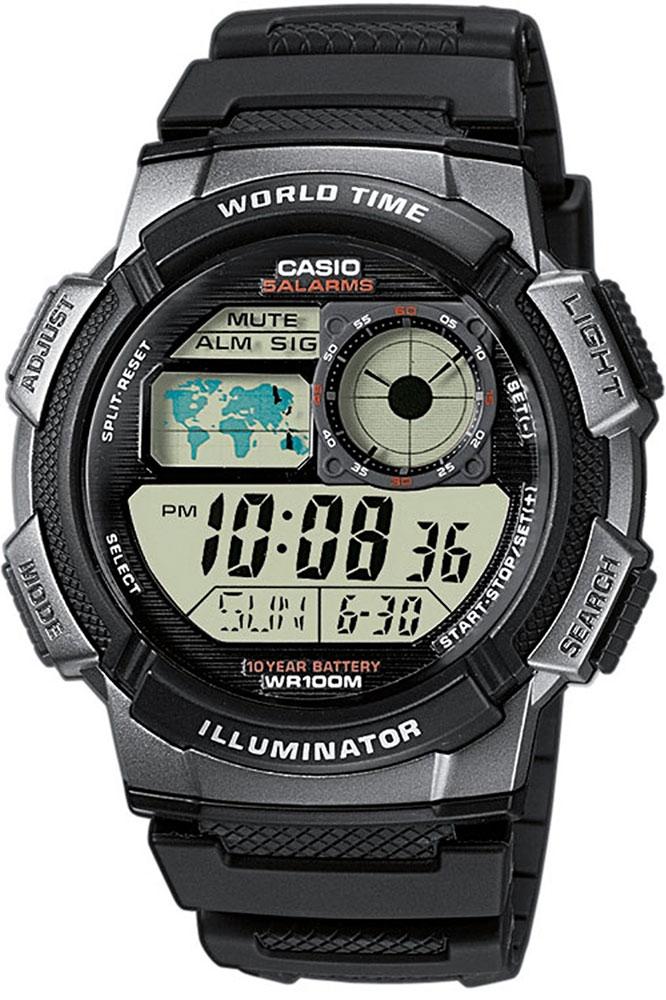 Годинник чоловічий Casio AE-1000W-1BVEF електронний водонепроникний