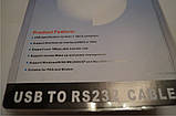 Перехідник USB - RS232 DB9, usb com з USB кабелем, фото 2