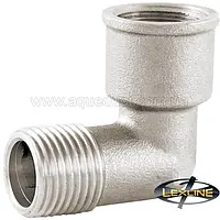 Коліно нікельоване довге Lexline 1/2" в-1/2" н